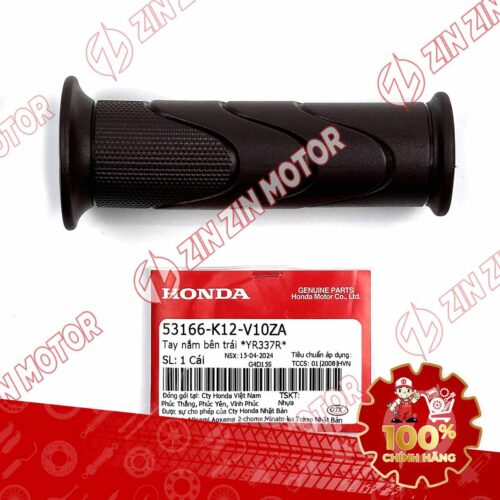 BAO TAY LEAD 125 2017-2022 BÊN TRÁI MÀU NÂU 53166K12V10ZA CHÍNH HÃNG