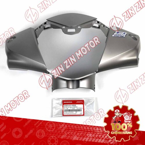 NẮP TRƯỚC TAY LÁI, ỐP ĐẦU LEAD 125 2017 2018 2019 MÀU BẠC NHÁM 53203K12V00ZE CHÍNH HÃNG