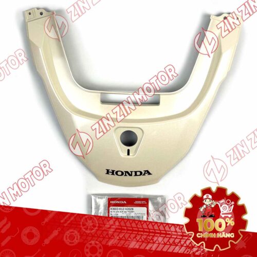 MU RÙA, ỐP ĐUÔI SAU LEAD 125 2017 2018 2019 MÀU TRẮNG NGÀ (MIẾNG TRÊN) 83603K12V20ZB CHÍNH HÃNG