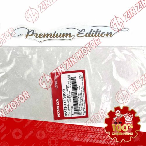 TEM CHỮ PREMIUM EDITION LEAD 2017-2019 CHỮ VÀNG NỀN TRẮNG 86832K12V90ZB CHÍNH HÃNG