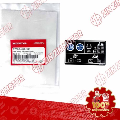 TEM THÔNG SỐ LỐP XE TẢI TRỌNG VARIO 125/160 87505K0JN00 CHÍNH HÃNG