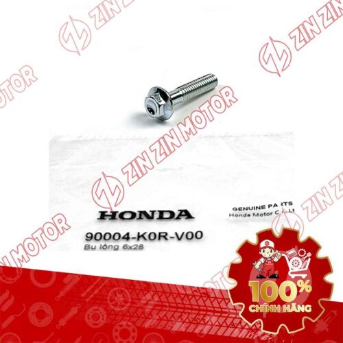 BU LÔNG 6X28MM DÙNG CHUNG NHIỀU DÒNG XE HONDA 90004K0RV00 CHÍNH HÃNG