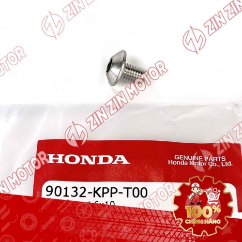 VÍT 6X10MM DÙNG CHUNG NHIỀU DÒNG XE HONDA 90132KPPT00 CHÍNH HÃNG
