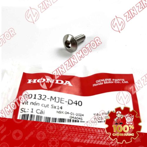 VÍT 5X14MM DÙNG CHUNG NHIỀU DÒNG XE HONDA 90132MJED40 CHÍNH HÃNG