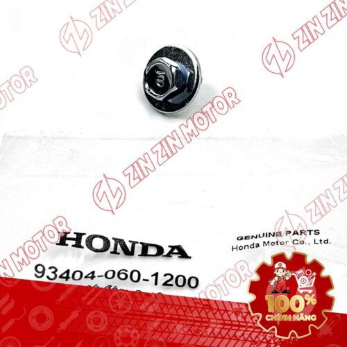 BU LÔNG CÓ ĐỆM 6X12MM ĐEN DÙNG CHUNG NHIỀU DÒNG XE HONDA 934040601200 CHÍNH HÃNG