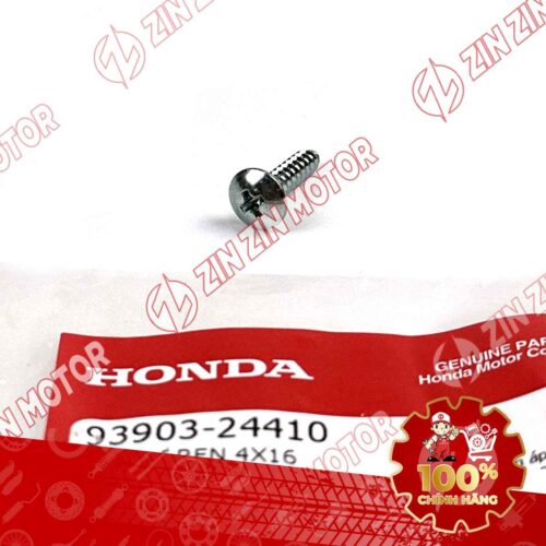 VÍT TỰ REN 4X16MM BẠC DÙNG CHUNG NHIỀU DÒNG XE HONDA 9390324410 CHÍNH HÃNG