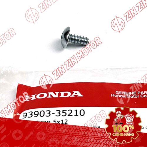 VÍT TỰ REN 5X12MM BẠC DÙNG CHUNG NHIỀU DÒNG XE HONDA 9390335210 CHÍNH HÃNG