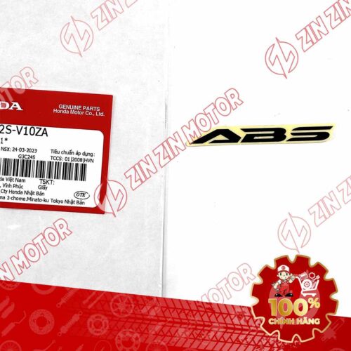 TEM ABS DÈ TRƯỚC XE VARIO 160 2023 VN MÀU ĐEN 86611K2SV10ZA CHÍNH HÃNG