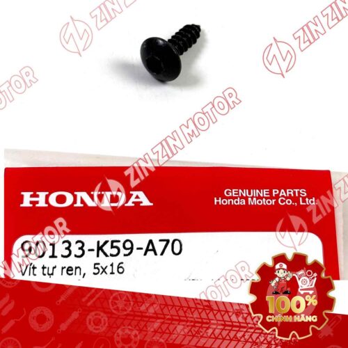 VÍT 5X16MM DÙNG CHUNG NHIỀU LOẠI XE HONDA 90133K59A70 CHÍNH HÃNG