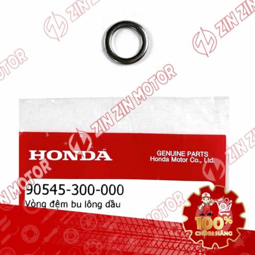 VÒNG ĐỆM BU LÔNG DẦU XE AB 160 2022+ , AB 150 2020-2021 , AB 125 2016-2019 , LEAD 2025 , LEAD 2022-2024 , LEAD 2017-2021 , LEAD 2014-2016 , LEAD 110 , SH 125/160 2023 - 2024 , SH 125/150 2020-2022 , SH 125/150 2018-2021 , SH MODE 2014+ , SH MODE 2020 , VISION 2021+ , VISION 2014-2020 , VARIO 160 2023 VN , CLICK 160 K2S , VARIO 125 VN , WINNER 150 K56G (WINNER V1) , WINNER X , WINNER X V3 K2P , WINNER X V4 2024 , FUTURE 2018+ , WAVE RSX 2019 2020 2021 2022 2023, WAVE BLADE 110 90545300000 CHÍNH HÃNG