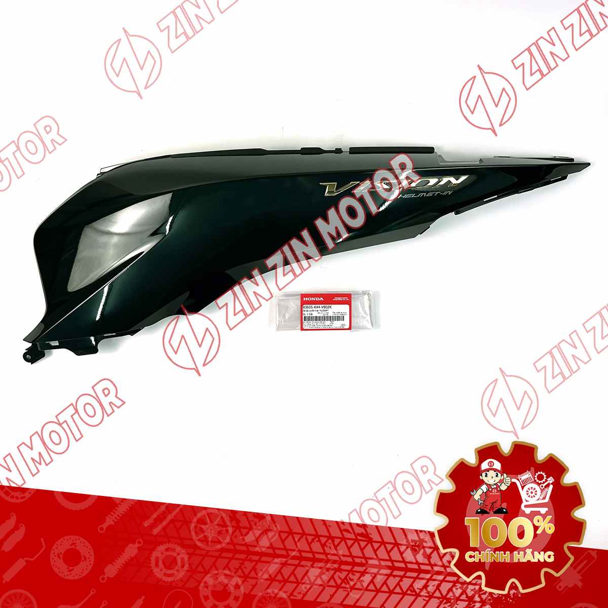 ỐP THÂN TRÁI, ỐP SƯỜN VISION 2014 2015 2016 2017 2018 2019 2020 XANH LỤC 83605K44V80ZK CHÍNH HÃNG