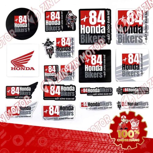 TEM +84 HONDA BIKERS VIỆT NAM 84HVNBKSTICKER