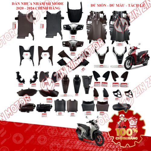 Bộ Dàn Áo Nhựa Nhám SH Mode 2020 2021 2022 2023 Chính Hãng