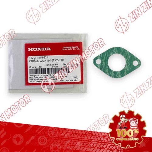GIOĂNG, RON CÁCH NHIỆT CHÂN CO XĂNG, CỔ HÚT WAVE ALPHA 2017 - 2023 2024 - 2025 16201KWB921 CHÍNH HÃNG