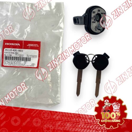 CỤM KHÓA ĐIỆN, BỘ Ổ KHÓA WAVE ALPHA 2017 - 2023 2024 - 2025, WAVE BLADE 110 35110K81N01 CHÍNH HÃNG