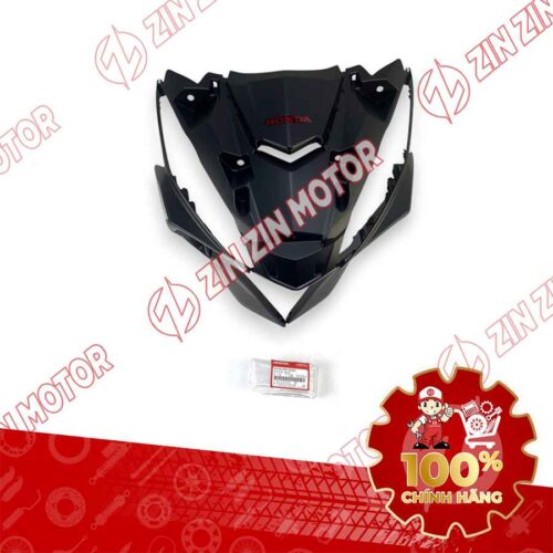 QUÂY MẶT NẠ LỚN TRƯỚC WAVE RSX ĐEN ĐỎ 2021 BÁNH MÂM 64200K90VG0ZC CHÍNH HÃNG