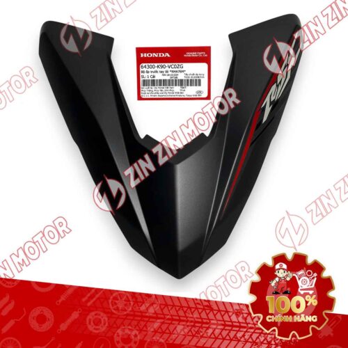 MẶT NẠ CHỮ V TRƯỚC WAVE RSX ĐEN NHÁM 2019-2020 64300K90VC0ZG CHÍNH HÃNG
