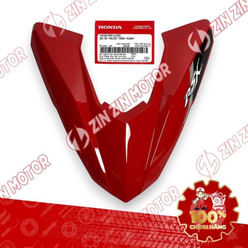 MẶT NẠ CHỮ V TRƯỚC WAVE RSX ĐỎ BÁNH MÂM 2023 64300K90VL0ZC CHÍNH HÃNG