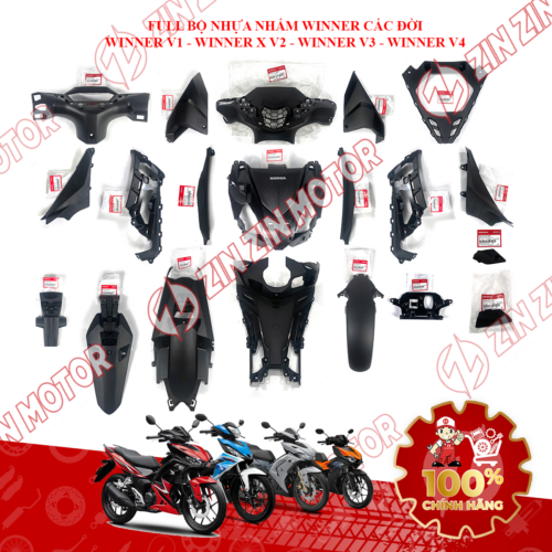 Full Dàn Nhựa Nhám Winner X V2, Winner V3, Winner V4 Các Đời Chính Hãng - ZZM