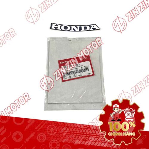 TEM CHỮ HONDA MẶT NẠ WAVE ALPHA 2024 2025 85MM BẠC NỀN ĐEN 86102K89V90ZD CHÍNH HÃNG