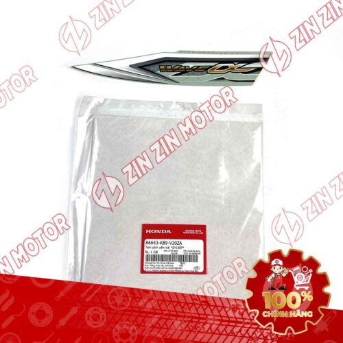TEM CÁNH YÊM TRÁI WAVE ALPHA XE XANH CỐM 2018 86643K89V20ZA CHÍNH HÃNG
