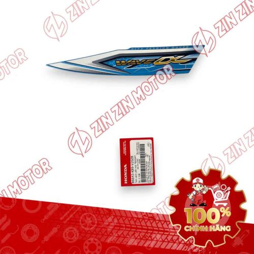 TEM CÁNH YÊM TRÁI WAVE ALPHA XE XANH NGỌC 2018 86643K89V20ZB CHÍNH HÃNG