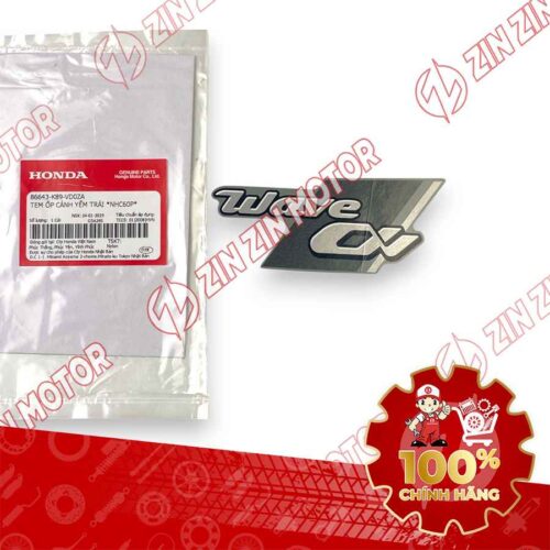 TEM CÁNH YẾM TRÁI WAVE ALPHA 2024 205 XE XÁM 2025 86643K89VD0ZA CHÍNH HÃNG