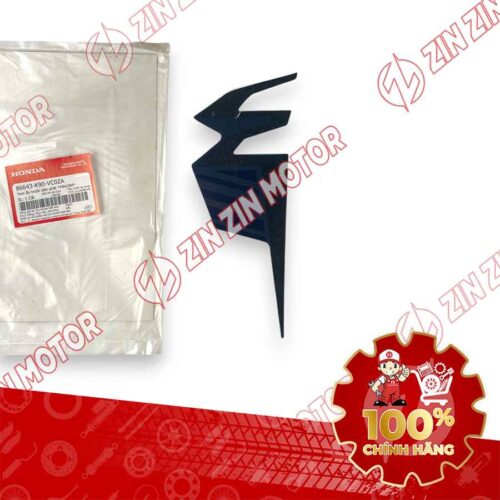 TEM ỐP TRƯỚC WAVE RSX 2019 2020 PHIÊN BẢN BÁNH MÂM PHANH ĐĨA XE XANH XÁM BÊN PHẢI 86643K90VC0ZA CHÍNH HÃNG