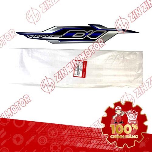 TEM ỐP SƯỜN WAVE ALPHA XE XANH ĐẬM 2023 PHẢI 86644K89V70ZA CHÍNH HÃNG