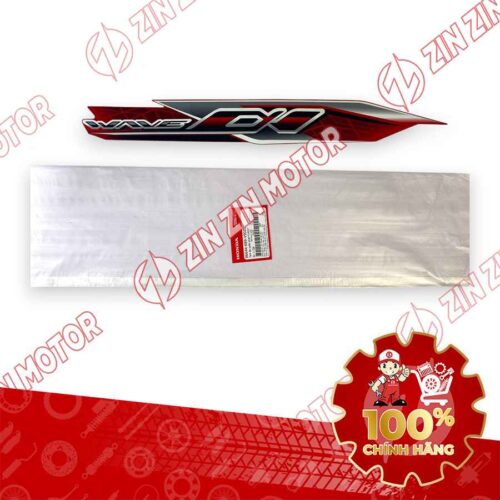 TEM ỐP SƯỜN WAVE ALPHA 2024 2025 XE ĐỎ 2024 PHIÊN BẢN TIÊU CHUẨN PHẢI 86644K89V90ZC CHÍNH HÃNG