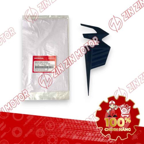 TEM ỐP TRƯỚC WAVE RSX 2019 2020 PHIÊN BẢN BÁNH MÂM PHANH ĐĨA XE XANH XÁM BÊN TRÁI 86644K90VC0ZA CHÍNH HÃNG
