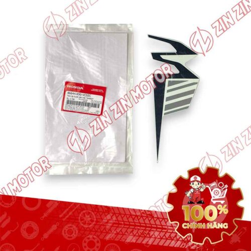 TEM ỐP TRƯỚC WAVE RSX 2019 2020 PHIÊN BẢN BÁNH MÂM PHANH ĐĨA XE TRẮNG ĐEN BÊN TRÁI 86644K90VC0ZC CHÍNH HÃNG