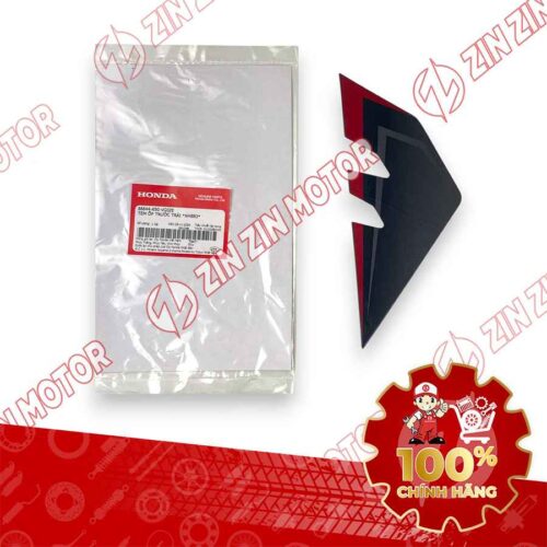 TEM ỐP TRƯỚC WAVE RSX 2021 2022 PHIÊN BẢN BÁNH CĂM PHANH CƠ/ĐĨA XE XÁM ĐEN BÊN TRÁI 86644K90VG0ZE CHÍNH HÃNG