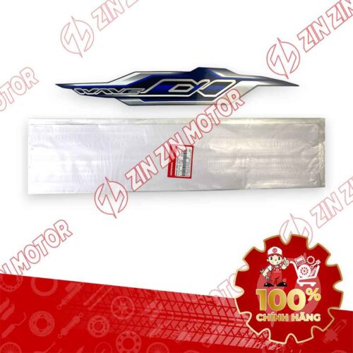TEM ỐP SƯỜN WAVE ALPHA XE XANH ĐẬM 2023 TRÁI 86645K89V70ZA CHÍNH HÃNG