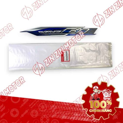 TEM ỐP SƯỜN WAVE ALPHA 2024 2025 XANH ĐẬM 2024 PHIÊN BẢN TIÊU CHUẨN TRÁI 86645K89V90ZA CHÍNH HÃNG