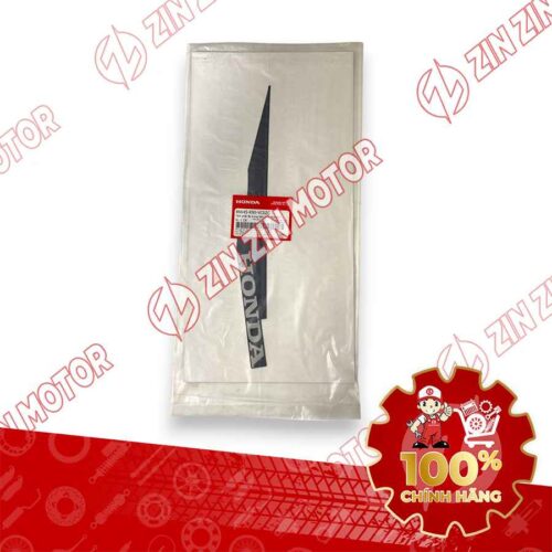 Alternative view of TEM ỐP TRUNG TÂM WAVE RSX 2019 2020 PHIÊN BẢN BÁNH CĂM PHANH CƠ/ĐĨA XE XÁM ĐEN BÊN PHẢI 86645K90VC0ZC CHÍNH HÃNG