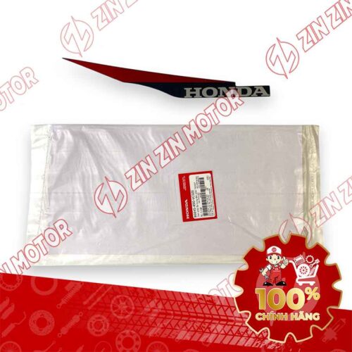 TEM ỐP TRUNG TÂM WAVE RSX 2019 2020 PHIÊN BẢN BÁNH CĂM PHANH CƠ/ĐĨA | PHIÊN BẢN BÁNH MÂM PHANH ĐĨA XE ĐỎ ĐEN BÊN PHẢI 86645K90VC0ZE CHÍNH HÃNG