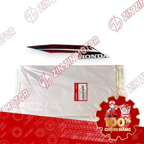 TEM ỐP TRUNG TÂM WAVE RSX 2021 2022 PHIÊN BẢN BÁNH CĂM PHANH CƠ/ĐĨA XE XÁM ĐEN BÊN PHẢI 86645K90VG0ZE CHÍNH HÃNG