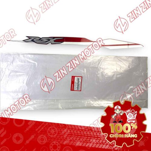 TEM ỐP SƯỜN WAVE RSX 2019 2020 PHIÊN BẢN BÁNH CĂM PHANH CƠ/ĐĨA XE ĐỎ BÊN PHẢI MIẾNG TRÊN 86647K90VC0ZC CHÍNH HÃNG