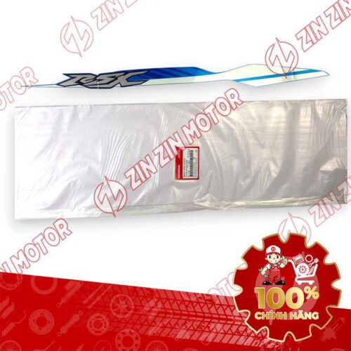 TEM ỐP SƯỜN WAVE RSX 2019 2020 PHIÊN BẢN BÁNH CĂM PHANH CƠ/ĐĨA XE XANH BÊN PHẢI MIẾNG TRÊN 86647K90VC0ZD CHÍNH HÃNG
