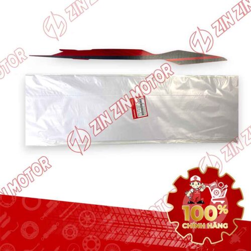 TEM ỐP SƯỜN WAVE RSX 2019 2020 PHIÊN BẢN BÁNH MÂM PHANH ĐĨA XE ĐỎ ĐEN BÊN PHẢI MIẾNG TRÊN 86647K90VE0ZD CHÍNH HÃNG