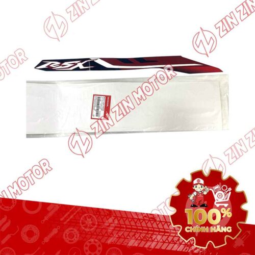 TEM ỐP TRƯỚC WAVE RSX 2021 2022 PHIÊN BẢN BÁNH CĂM PHANH CƠ/ĐĨA XE TRẮNG ĐEN BÊN TRÁI 86644K90VG0ZF CHÍNH HÃNG
