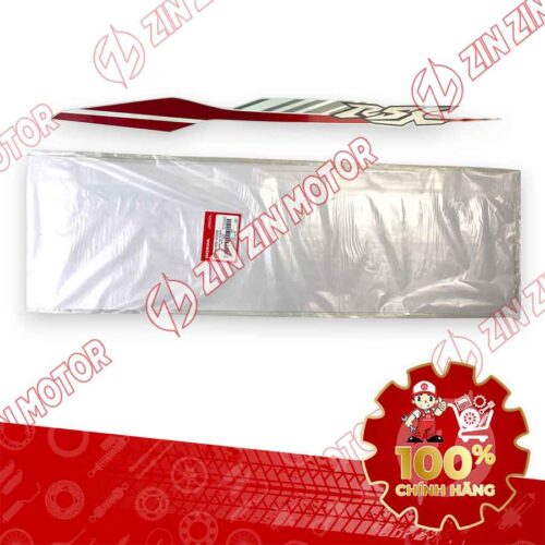 TEM ỐP SƯỜN WAVE RSX 2019 2020 PHIÊN BẢN BÁNH CĂM PHANH CƠ/ĐĨA XE TRẮNG BÊN TRÁI MIẾNG TRÊN 86648K90VC0ZB CHÍNH HÃNG