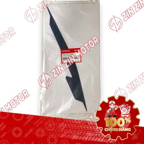 Alternative view of TEM ỐP SƯỜN WAVE RSX 2019 2020 PHIÊN BẢN BÁNH MÂM PHANH ĐĨA XE XANH XÁM BÊN PHẢI MIẾNG DƯỚI 86651K90VE0ZA CHÍNH HÃNG