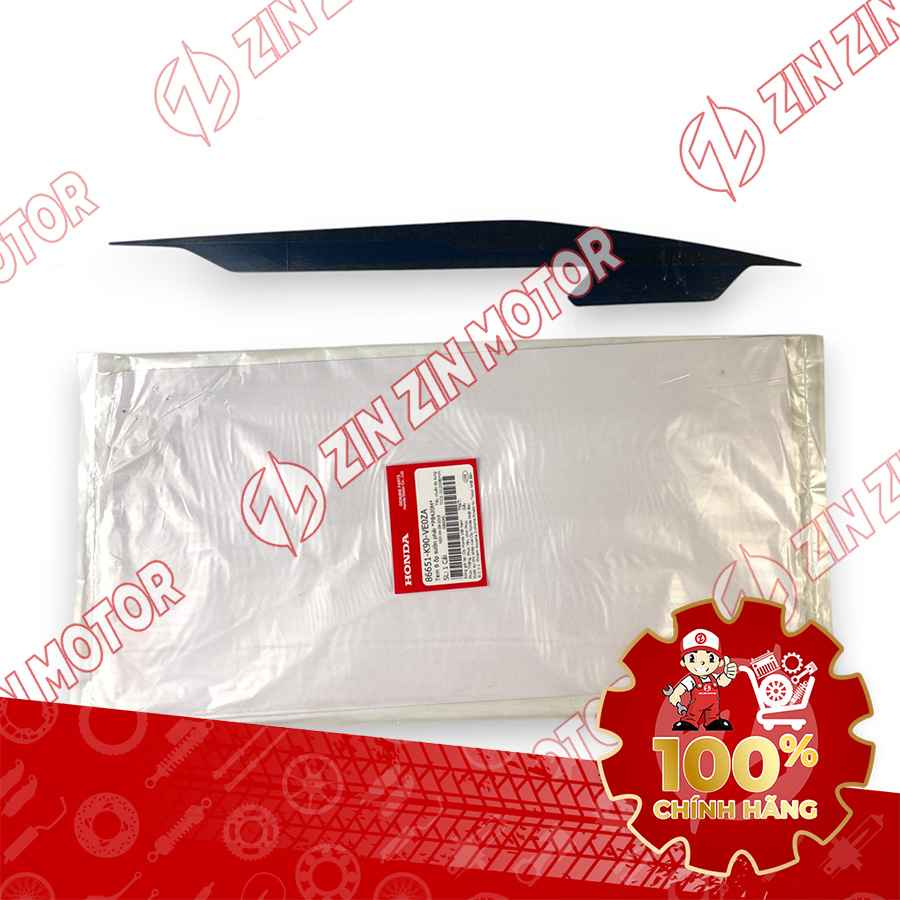 TEM ỐP SƯỜN WAVE RSX 2019 2020 PHIÊN BẢN BÁNH MÂM PHANH ĐĨA XE XANH XÁM BÊN PHẢI MIẾNG DƯỚI 86651K90VE0ZA CHÍNH HÃNG