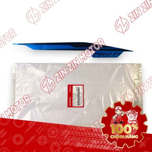 TEM ỐP SƯỜN WAVE RSX 2019 2020 PHIÊN BẢN BÁNH MÂM PHANH ĐĨA XE XANH ĐEN BÊN PHẢI MIẾNG DƯỚI 86651K90VE0ZE CHÍNH HÃNG