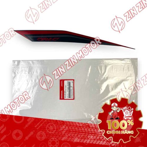 TEM ỐP SƯỜN WAVE RSX 2021 2022 PHIÊN BẢN BÁNH CĂM PHANH CƠ/ĐĨA XE XÁM ĐEN BÊN TRÁI MIẾNG DƯỚI 86652K90VG0ZE CHÍNH HÃNG