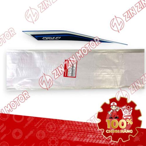 TEM ỐP SƯỜN WAVE RSX 2021 2022 PHIÊN BẢN BÁNH CĂM PHANH CƠ/ĐĨA XE XANH ĐEN BÊN TRÁI MIẾNG DƯỚI 86652K90VG0ZH CHÍNH HÃNG