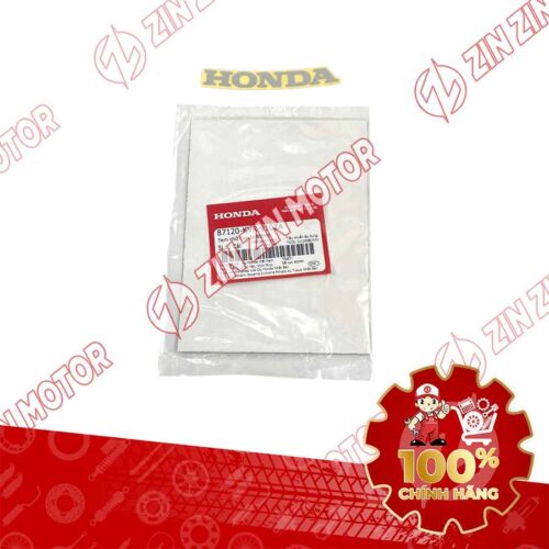 TEM CHỮ HONDA MẶT NẠ TRƯỚC WAVE ALPHA 2017 2018 2019 2020 2021 2022 2023 MÀU BẠC CAMAY 87120KVR910ZA CHÍNH HÃNG