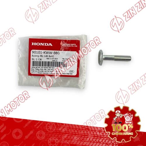 ỐC, BU LÔNG 8X40 BẮT ỐNG PÔ WAVE ALPHA 2017 - 2023 2024 - 2025, WAVE BLADE 110 90101KWWB80 CHÍNH HÃNG